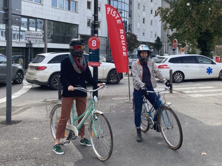 Piste Rouge inaugurée par Roue Libre