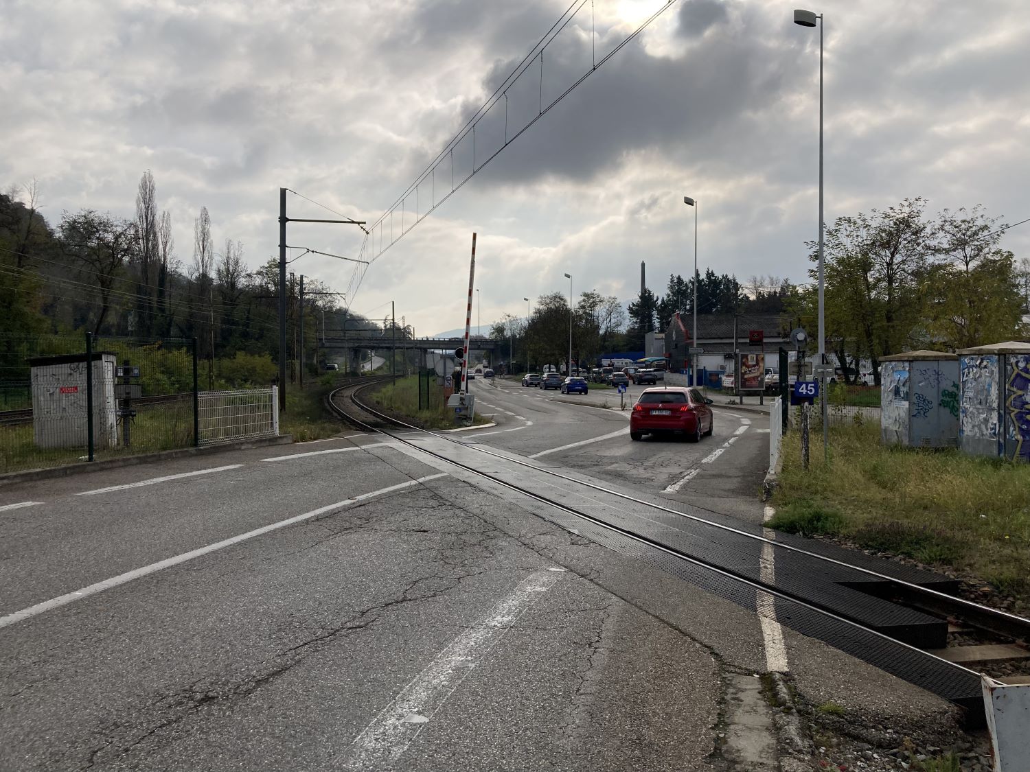 Passage à niveau Avenue des Landiers(Chambéry)