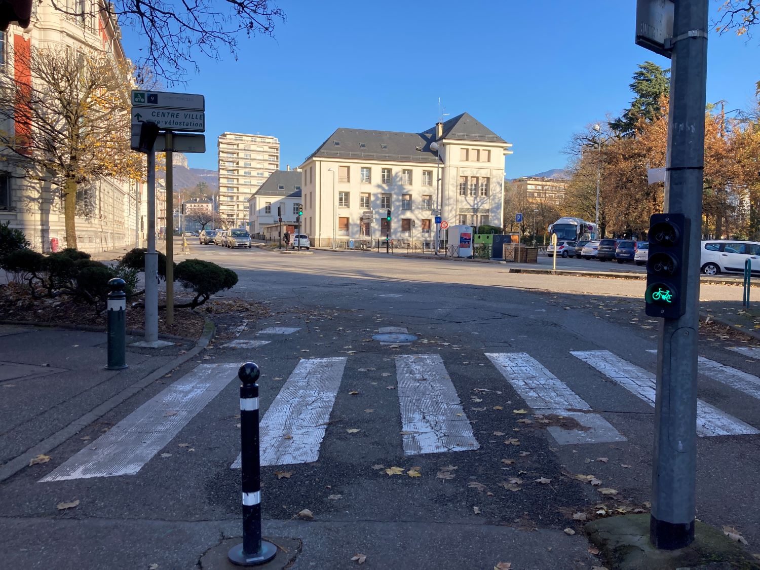 Carrefour Comte Vert (sens Nord->Sud)(Chambéry)