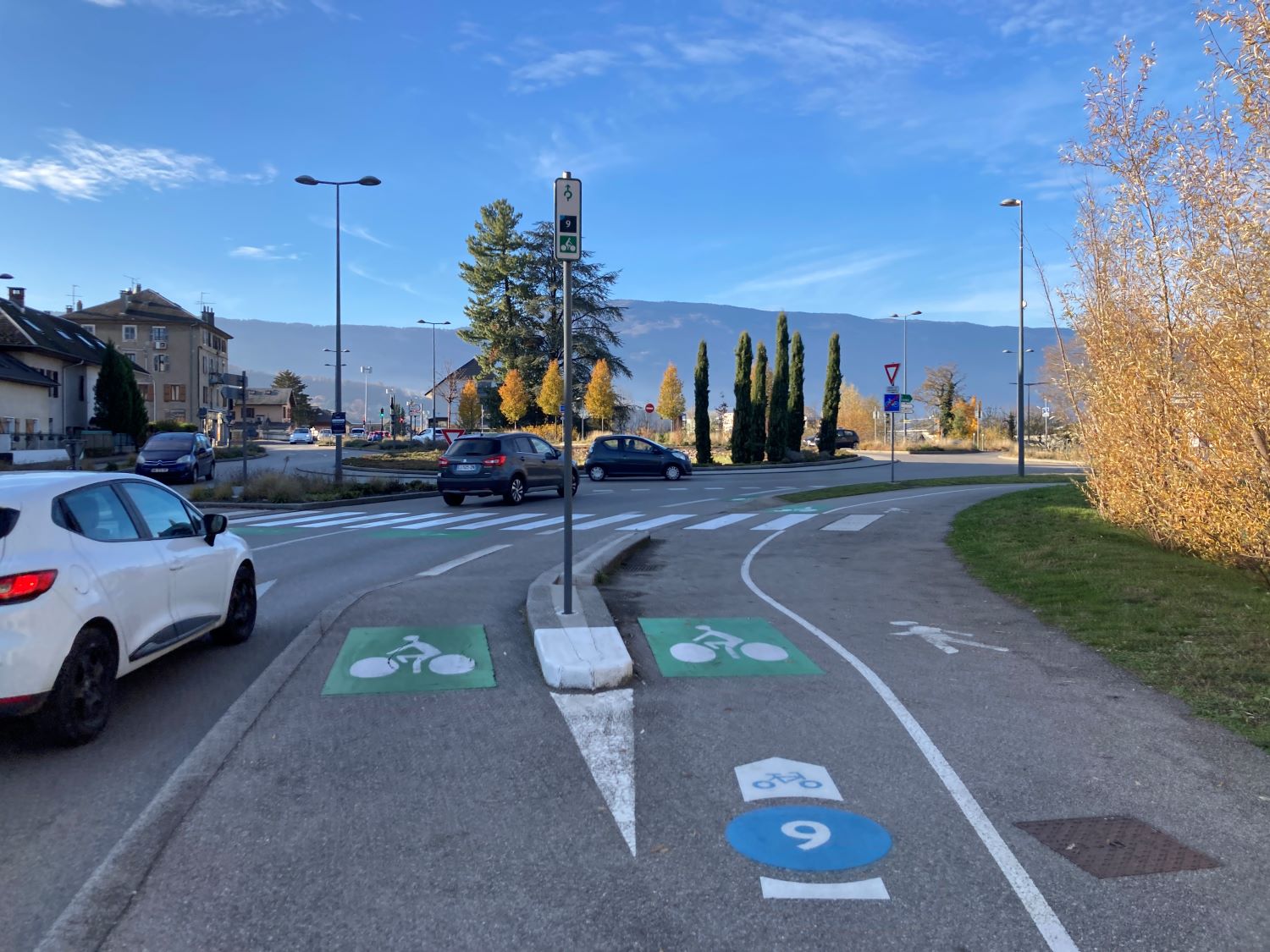 Giratoire Comte Vert (Chambéry)